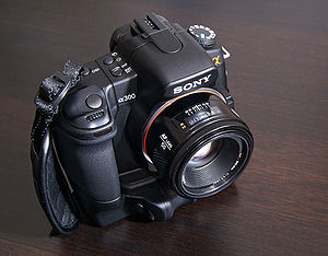 Sony a 300 with vertical grip.jpg